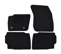 J&J AUTOMOTIVE | Tapis de Sol de qualité supérieure Noir pour Mondeo Depuis 2015 4 pcs, Ajustement Précis, Base Antidérapante, avec Attaches