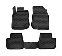 J&J AUTOMOTIVE | Tapis De Sol en Caoutchouc 3D Exclusive Compatible avec 2008 2013-2019 4pcs, Bord Haut, Noir, Antidérapant, Toutes Saisons