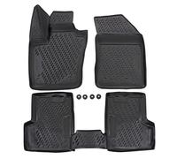 J&J AUTOMOTIVE | Tapis De Sol en Caoutchouc 3D Exclusive Compatible avec 500X 2014-2024, Bord Haut, Noir, Antidérapant, Toutes Saisons