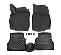 J&J AUTOMOTIVE | Tapis De Sol en Caoutchouc 3D Exclusive Compatible avec B-Max 2012-2017, Bord Haut, Noir, Antidérapant, Toutes Saisons