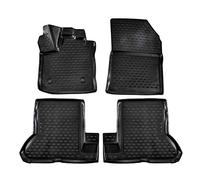 J&J AUTOMOTIVE | Tapis De Sol en Caoutchouc 3D Exclusive Compatible avec Dokker 2012-2021, Bord Haut, Noir, Antidérapant, Toutes Saisons