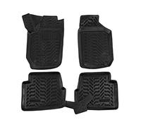 J&J AUTOMOTIVE | Tapis De Sol en Caoutchouc 3D Exclusive Compatible avec Fabia 2 2007-2014, Bord Haut, Inodore, Noir, Antidérapant, Toutes Saisons