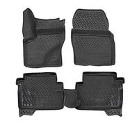J&J AUTOMOTIVE | Tapis De Sol en Caoutchouc 3D Exclusive Compatible avec Kuga 2013-2019, Bord Haut, Noir, Antidérapant, Toutes Saisons