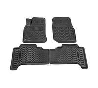 J&J AUTOMOTIVE | Tapis De Sol en Caoutchouc 3D Exclusive Compatible avec Land Cruiser 100 1998-2007, Bord Haut, Inodore, Noir, Antidérapant