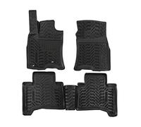 J&J AUTOMOTIVE | Tapis De Sol en Caoutchouc 3D Exclusive Compatible avec Land Cruiser J120 2003-2009, Bord Haut, Inodore, Noir, Antidérapant