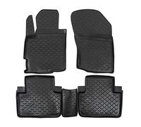 J&J AUTOMOTIVE | Tapis De Sol en Caoutchouc 3D Exclusive Compatible avec Outlander 2012-2021, Bord Haut, Noir, Antidérapant, Toutes Saisons