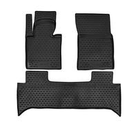 J&J AUTOMOTIVE | Tapis De Sol en Caoutchouc 3D Exclusive Compatible avec Range Rover 3 2001-2012, Bord Haut, Noir, Antidérapant, Toutes Saisons