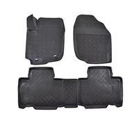 J&J AUTOMOTIVE | Tapis De Sol en Caoutchouc 3D Exclusive Compatible avec RAV 4 2013-2017, Bord Haut, Inodore, Noir, Antidérapant, Toutes Saisons