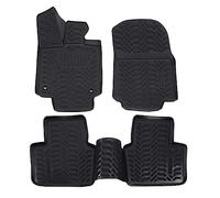 J&J AUTOMOTIVE | Tapis De Sol en Caoutchouc 3D Exclusive Compatible avec RAV4, RAV-4 2019-2025, 4pcs, Bord Haut, Inodore, Noir, Antidérapant