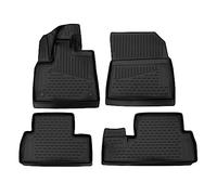 J&J AUTOMOTIVE | Tapis De Sol en Caoutchouc 3D Exclusive Compatible avec Rifter Depuis 2018 (5 Places) 4pcs, Antidérapant, Toutes Saisons