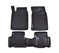J&J AUTOMOTIVE | Tapis De Sol en Caoutchouc 3D Exclusive Compatible avec SsangYong Rexton I, II, 2002-2017, Bord Haut, Inodore, Noir, Antidérapant