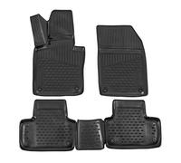 J&J AUTOMOTIVE | Tapis De Sol en Caoutchouc 3D Exclusive Compatible avec XC60 Depuis 2017, Bord Haut, Noir, Antidérapant, Toutes Saisons