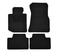 J&J AUTOMOTIVE Tapis de Sol en Velours Noir sur Mesure pour BMW Série 3 G20 G21 Depuis 2018 4pcs, Ajustement Précis, Base Antidérapante, Zone des Pédales Renforcée