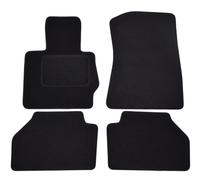 J&J AUTOMOTIVE Tapis de Sol en Velours Noir sur Mesure pour BMW X3 F25 2010-2018, Ajustement Précis, Base Antidérapante, Zone des Pédales Renforcée