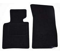 J&J AUTOMOTIVE Tapis de Sol en Velours Noir sur Mesure pour BMW Z4 E85 2003-2009, Ajustement Précis, Base Antidérapante, Zone des Pédales Renforcée