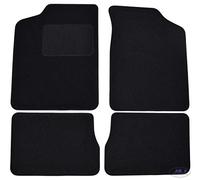 J&J AUTOMOTIVE Tapis de Sol en Velours Noir sur Mesure pour Citroen AX 1991-1996, Ajustement Précis, Base Antidérapante, Zone des Pédales Renforcée