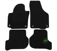 J&J AUTOMOTIVE Tapis de Sol en Velours pour Golf Plus 5, 2005-2013, Ajustement précis, Fond antidérapant, renforcé au Niveau des pédales