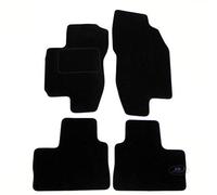 J&J AUTOMOTIVE | Tapis De Sol Noir Velours sur Mesure pour 156 1998-2006, Ajustement précis, Base Antidérapante, Renforcée dans la Zone de la Pédale