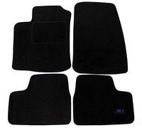 J&J AUTOMOTIVE | Tapis De Sol Noir Velours sur Mesure pour Astra G 1999-2008, Base Antidérapante, Renforcée dans la Zone de la Pédale