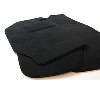 J&J AUTOMOTIVE | Tapis De Sol Noir Velours sur Mesure pour Civic 2006-2011 4P. Berlina, Base Antidérapante, Renforcée dans la Zone de la Pédale