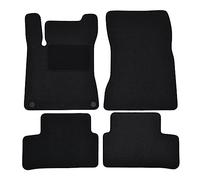 J&J AUTOMOTIVE | Tapis De Sol Noir Velours sur Mesure pour CLA X118, C118 Depuis 2019 4 pcs, Tapis conducteur renforcé, avec Attaches