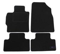 J&J AUTOMOTIVE | Tapis De Sol Noir Velours sur Mesure pour CX-7 2007-2015, Ajustement précis, Base Antidérapante, Renforcée dans la Zone de la Pédale