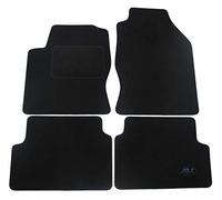 J&J AUTOMOTIVE | Tapis De Sol Noir Velours sur Mesure pour Focus 1 1999-2005, Base Antidérapante, Renforcée dans la Zone de la Pédale