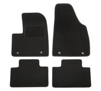 J&J AUTOMOTIVE | Tapis De Sol Noir Velours sur Mesure pour MG EHS Depuis 2019 4 pcs, Base Antidérapante,Tapis conducteur renforcé, avec Attaches