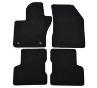 J&J AUTOMOTIVE | Tapis De Sol Noir Velours sur Mesure pour Renegade Depuis 2015 4 pcs, Base Antidérapante,Tapis conducteur renforcé, avec Attaches