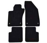J&J AUTOMOTIVE | Tapis De Sol Noir Velours sur Mesure pour Tipo 4P. Berlina Depuis 2015, Base Antidérapante, Renforcée dans la Zone de la Pédale