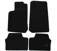 J&J AUTOMOTIVE | Tapis De Sol Noir Velours sur Mesure pour Vectra B 1995-2002, Base Antidérapante, Renforcée dans la Zone de la Pédale