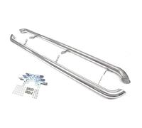 J&J AUTOMOTIVE | Tubes Marche-Pieds Latéraux Marche Pieds Compatible Avec Alaskan depuis 2016, 2 pcs D+G, d'installation et de fixation