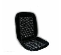 J/J Housse Couvre Siège Anatomique Billes en Bois Massant Universel Noir pour Auto Voiture Chaise du Bureau