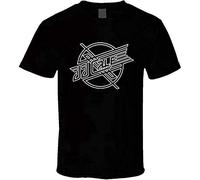 J. J. JJ Cale Guitaris Tribute Logo Tee Round Neck Unisex Tops Men's 100% Cotton Short-Sleeve T-Shirts M