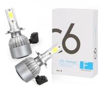 J/J Lot de 2 Ampoules H7 LED 72W 7600LM Lampe 12/24V Ventilateur Intégré Phare 6000K