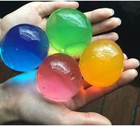 J&J Lot de 30 grandes perles d'eau en gel de couleur mixtes pour décoration de mariage, Noël, jardin, cuisine, salon