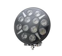 J/J Phare Auxiliaire LED Longue Portée Spot + Feu de Position Orange/Blanc 12V - 24V 100W Phares de Travail pour Camions Poids lourds Voitures Tout-terrain 4x4 Bateaux Agricoles Homologué E9