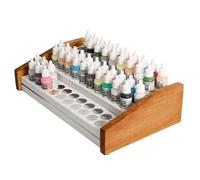 J JACKCUBE DESIGN MK1032A Organiseur de bouteilles de peinture pour 63 kits de peinture acrylique à 3 niveaux