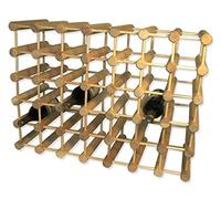 J.K. Adams Casier à vin modulaire empilable en Bois de frêne avec épingles Naturelles, 40 Bouteilles