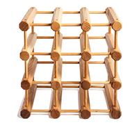 J.K. Adams JK Adams Casier à vin modulaire en Bois avec épingles Naturelles, 12 Bouteilles, érable