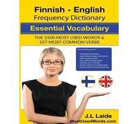J L Laide – Finnish English Frequency Dictionary – Essential Vocabulary – Poche