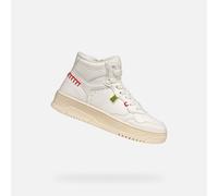 Geox J Lestrella Girl Baskets Blanches 36 EU, Blanc., 36 EU