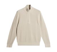 J.Lindeberg - Alex Half Zip Knitted Sweater - Homme - Pulls - Gris - Taille: M