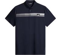 J Lindeberg Golf Short-Sleeve Performance Polo Shirt JL Marine Moyen Male