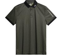 J Lindeberg Golf Short-Sleeve Performance Polo Shirt Tour Geo Olive Petit Male