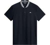 J Lindeberg Golf Tyson Short-Sleeve Performance Polo Shirt JL Marine Moyen Male