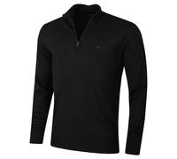 J.Lindeberg Hommes Merino Mélange Col Roulé 1/2 Fermeture Golf Pull 42% OFF