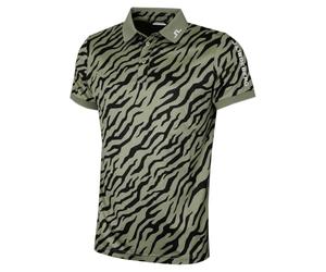 J.Lindeberg Polo de golf extensible 4 directions pour homme, Tour Tiger Olive M, XL