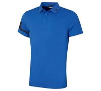 J.Lindeberg Polo Golf Heath Homme - Bleu Nautique - S