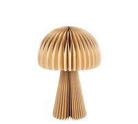J-Line Abat-Jour Champignon Pliable - Papier - Or
